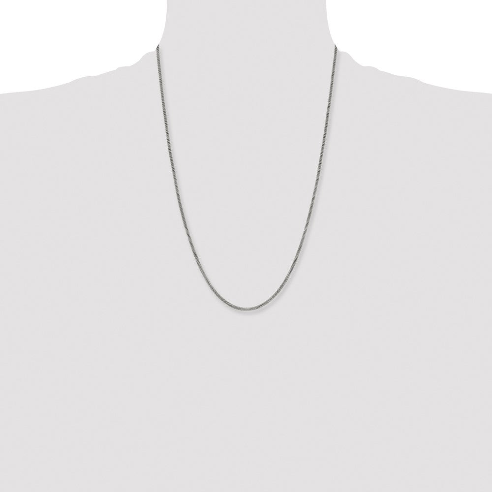Chisel Stainless Steel Polished 2.5mm 24 inch Bismark Chain