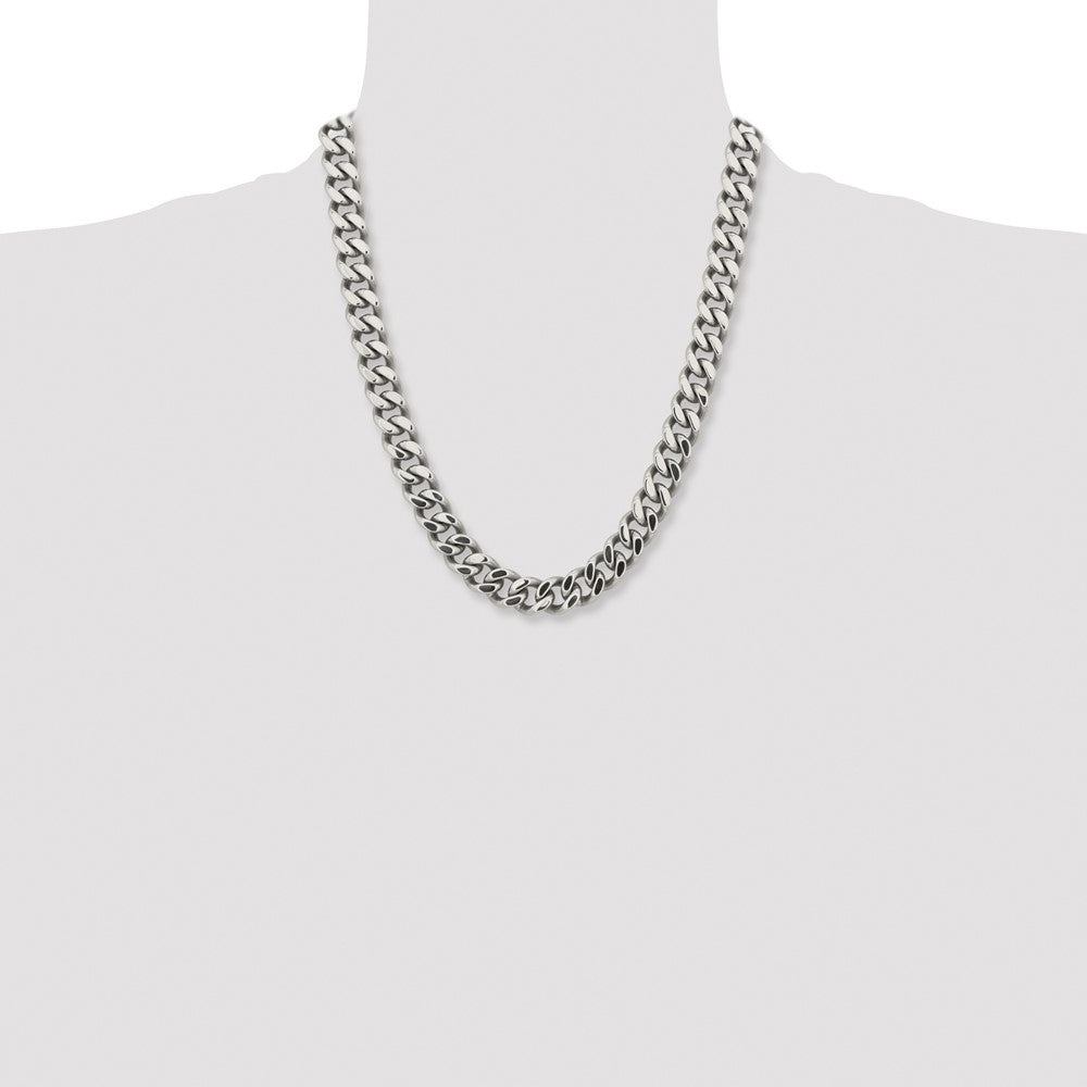 Chisel Stainless Steel Polished 13.75mm 22.5 inch Curb Chain