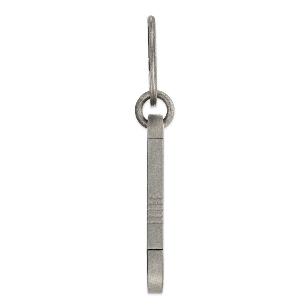 Chisel Titanium Brushed Carabiner Key Ring