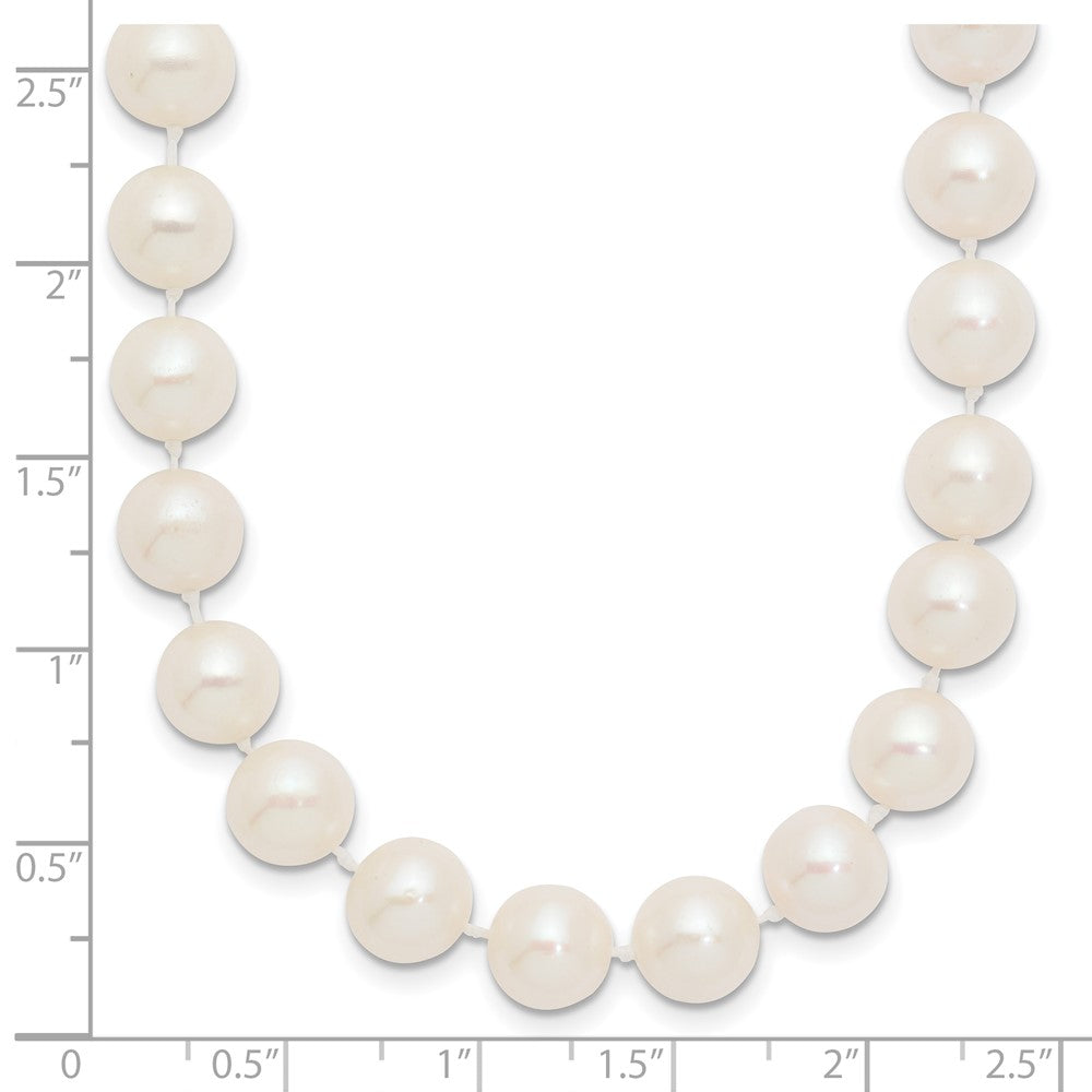 14k 8-9mm White Near-Round Freshwater Cultured Pearl 16 inch Necklace