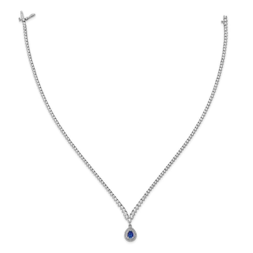 14K White Gold 9.29ct w/ Jump Ring & No Pendant Diamond Necklace Mounting