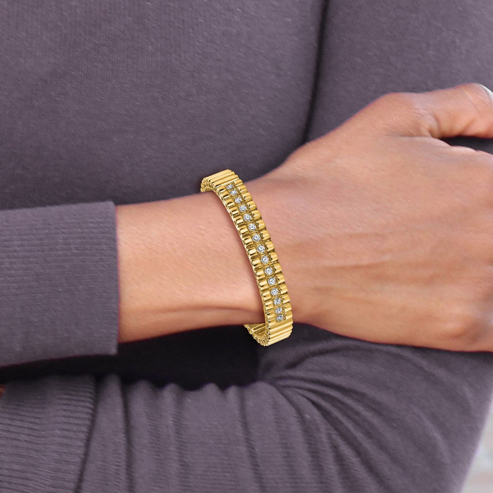 14k VS Diamond Link Bracelet