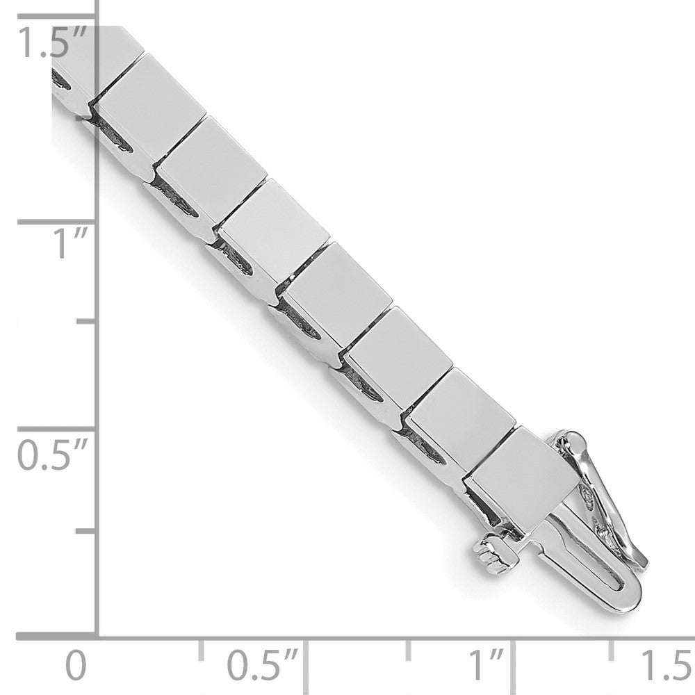 14k White Gold WG Holds 33 Stones up to 4mm, Add-a-Diamond Bracelet