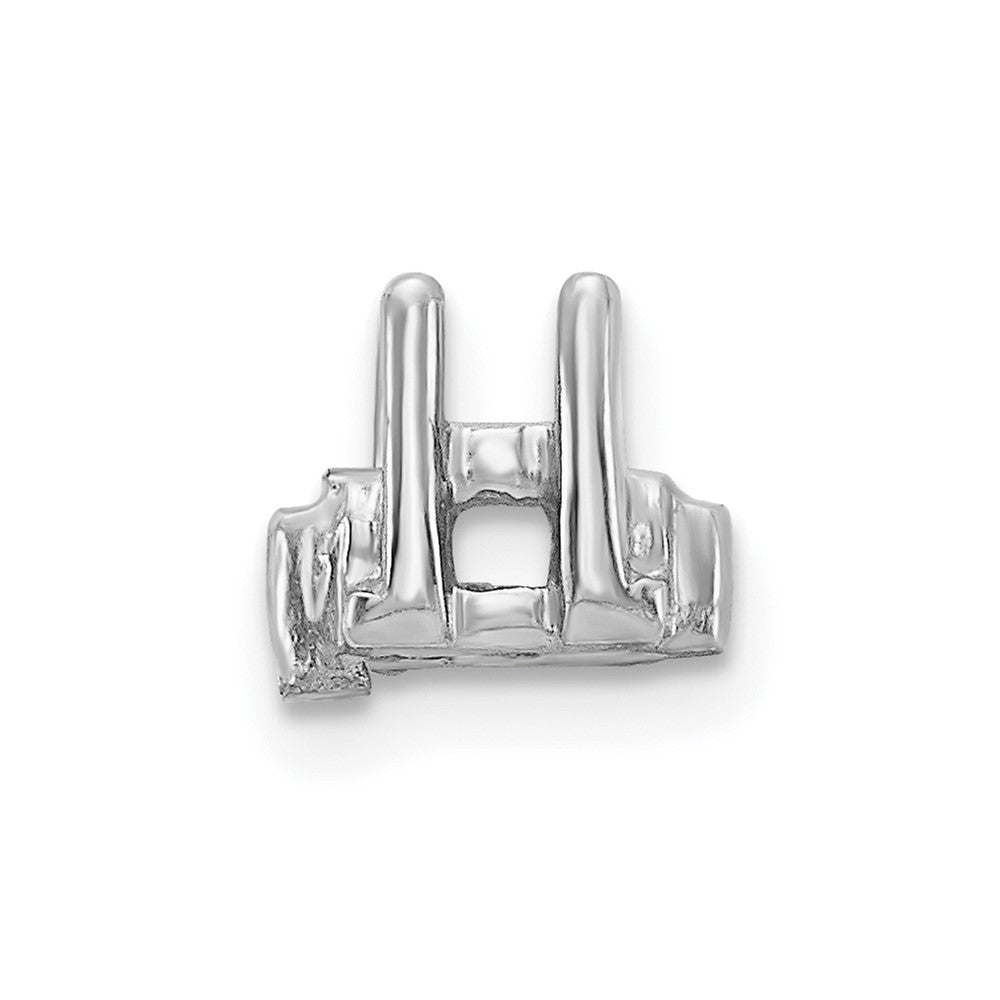 14k White Gold Head, up to 2.75mm Dia., X852 Add-a-Diamond Bracelet