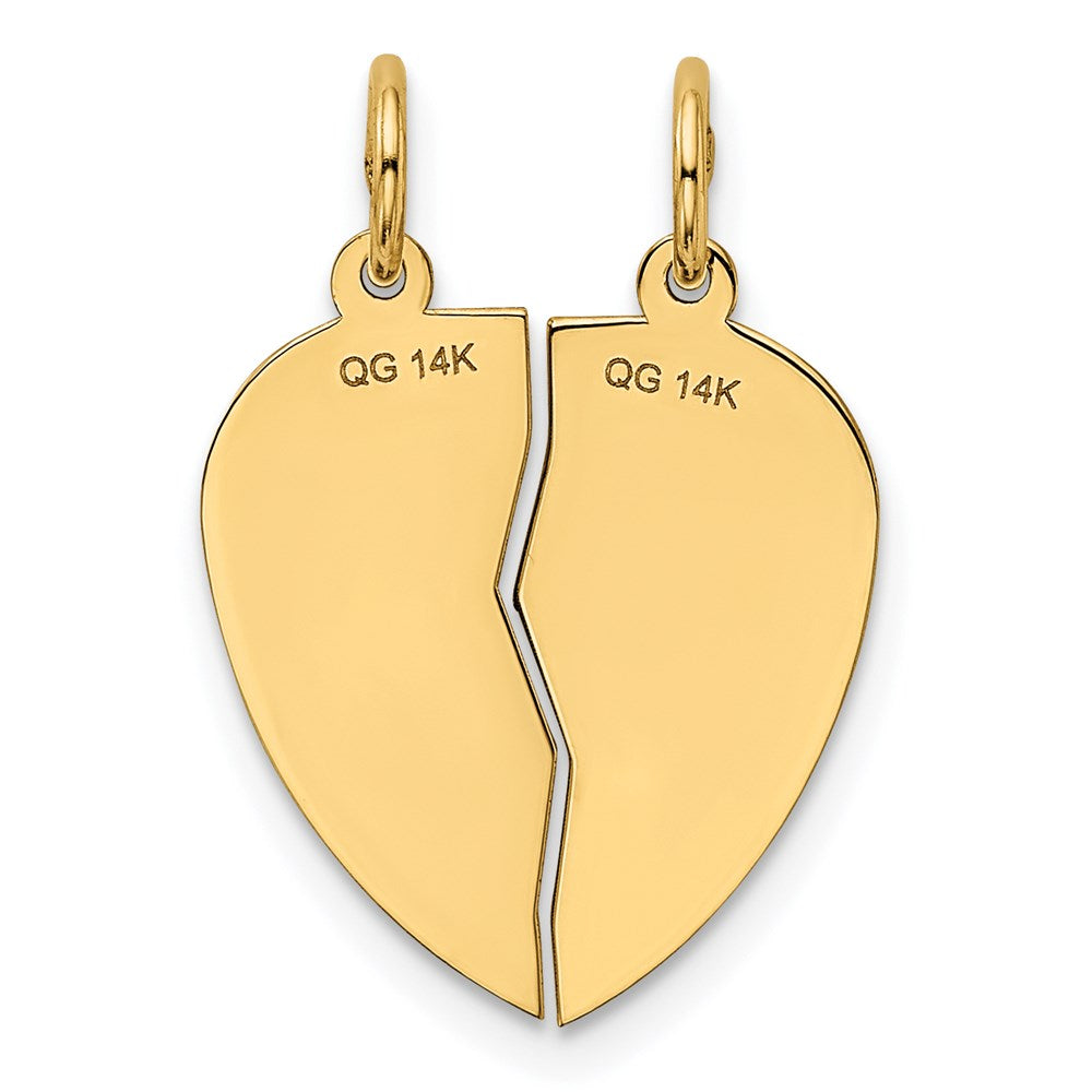14k Break-apart I LOVE YOU Charm