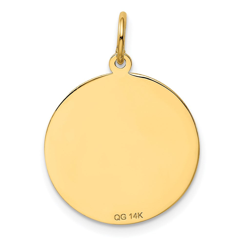 14K Yellow Gold #1 DAD Charm