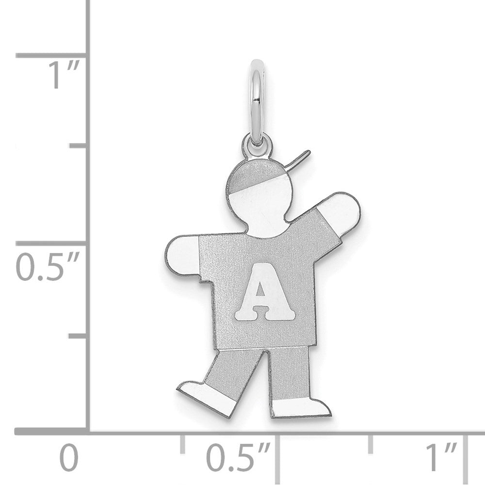 14k White Gold Charm
