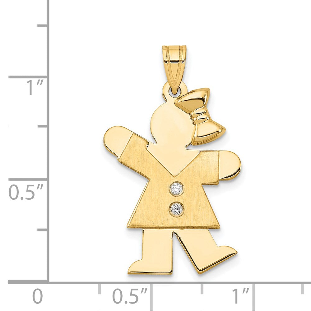 14k A Diamond Pendant