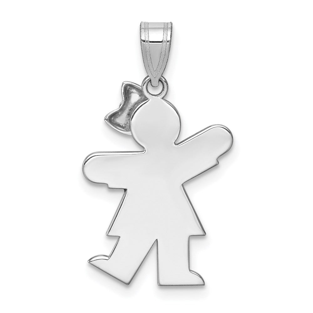 14k White Gold VS Diamond Pendant