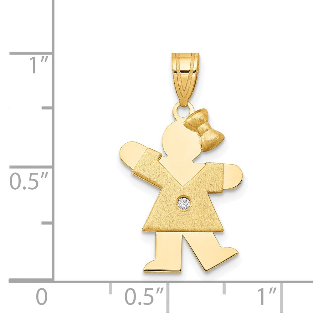 14k A Diamond Pendant