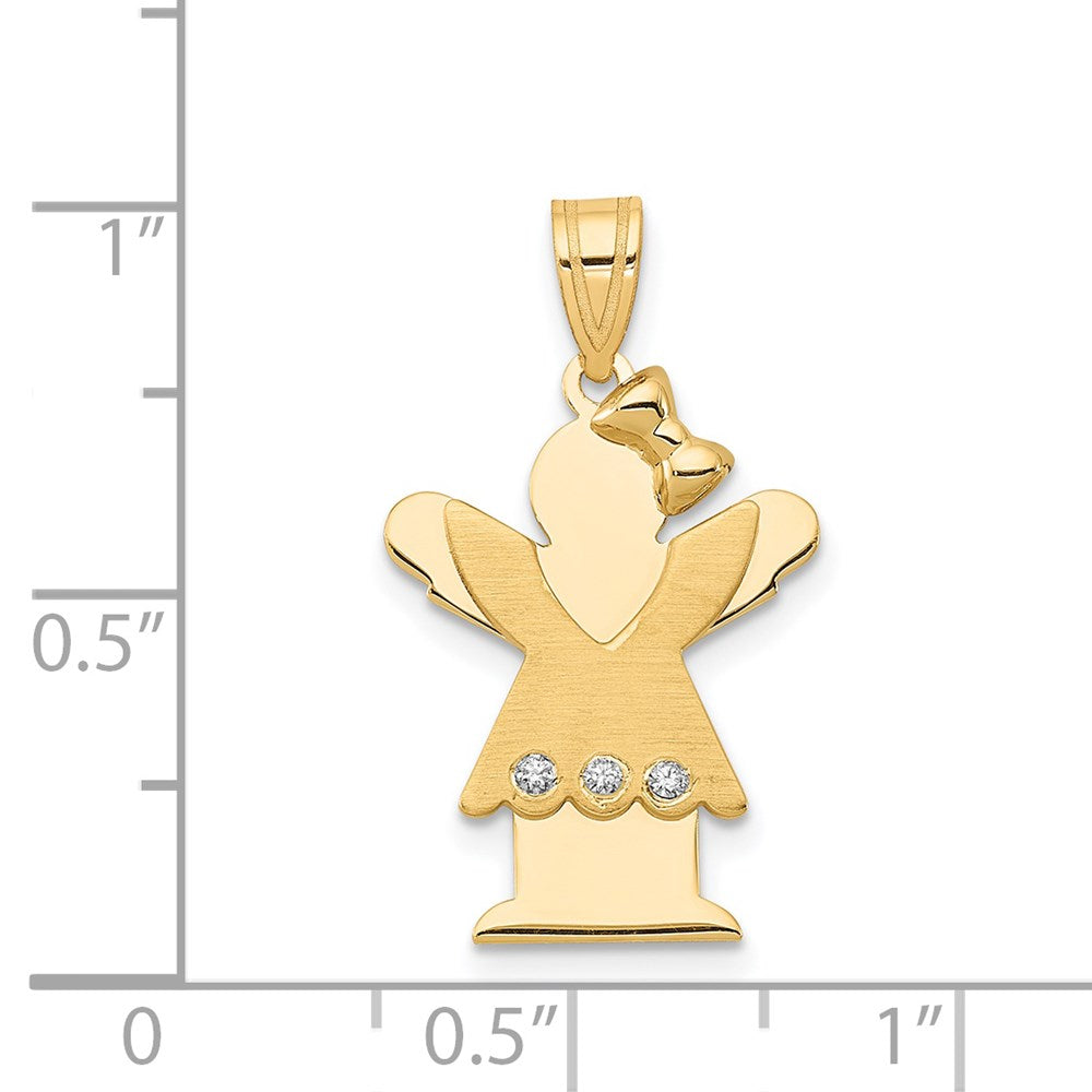14k AA Diamond Pendant