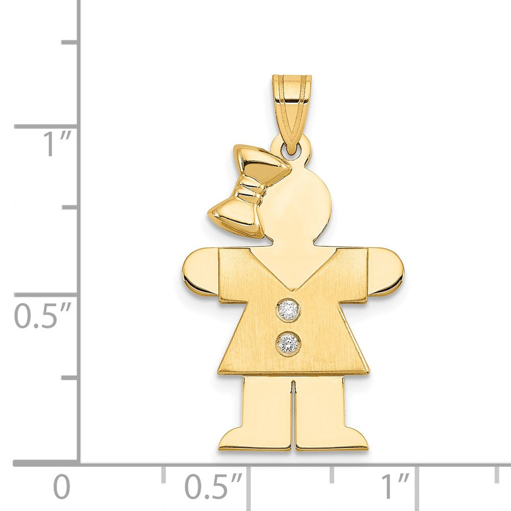 14k A Diamond Pendant