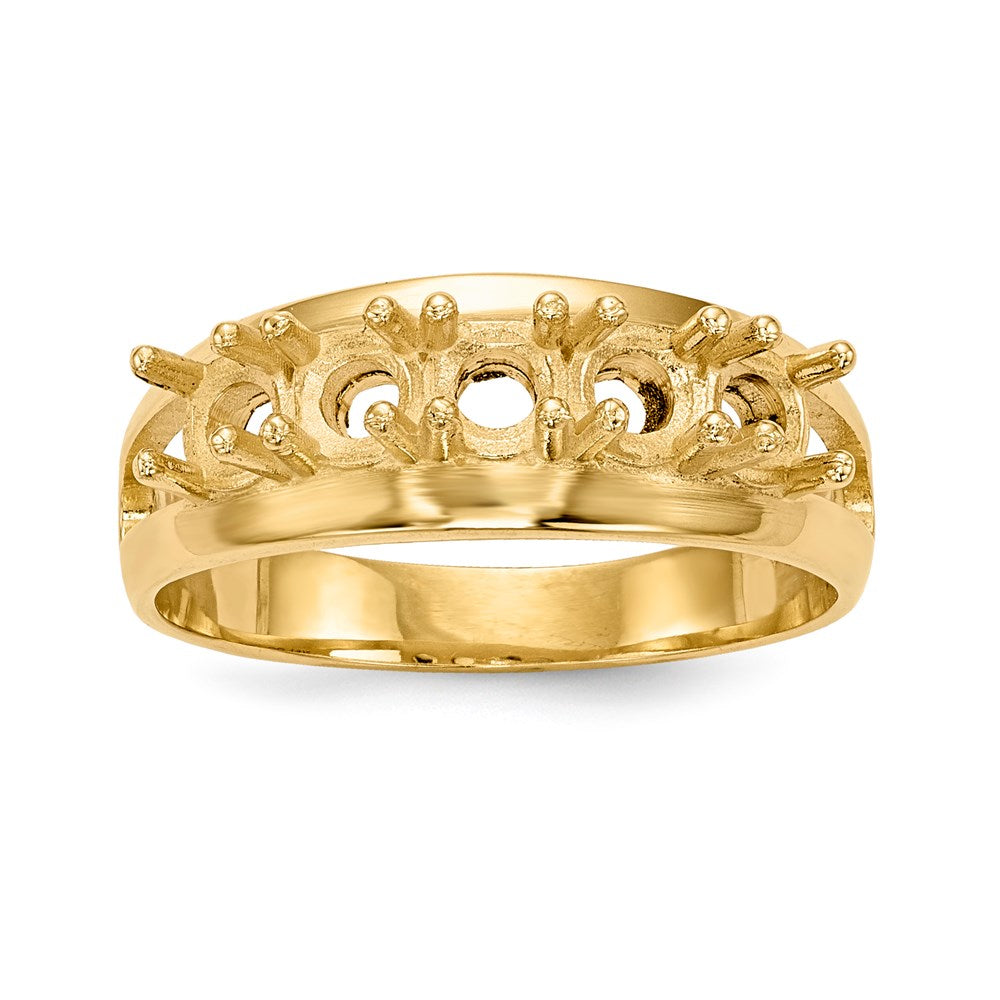 10k Synthetic Family Jewelry Ring