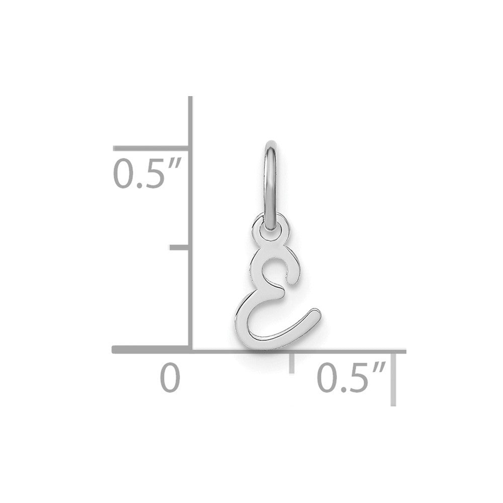 10KW Upper case Letter E Initial Charm