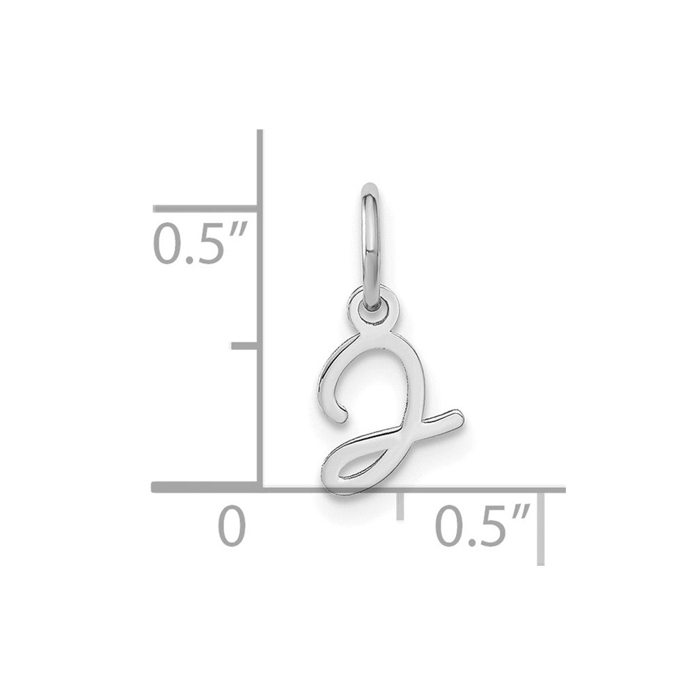 10KW Upper case Letter J Initial Charm