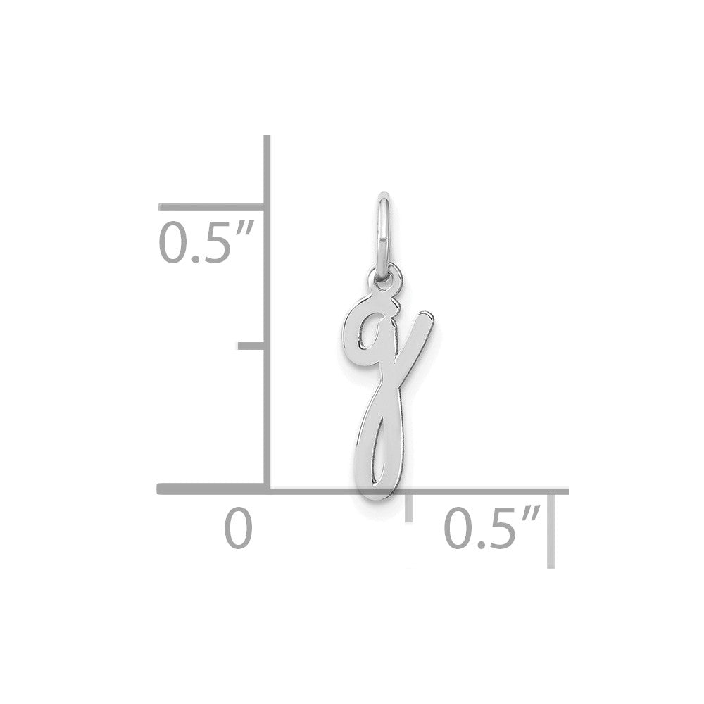 10KW Lower case Letter G Initial Charm