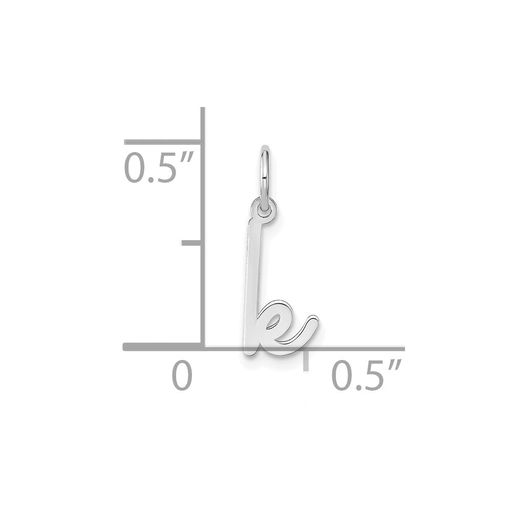 10KW Lower case Letter K Initial Charm