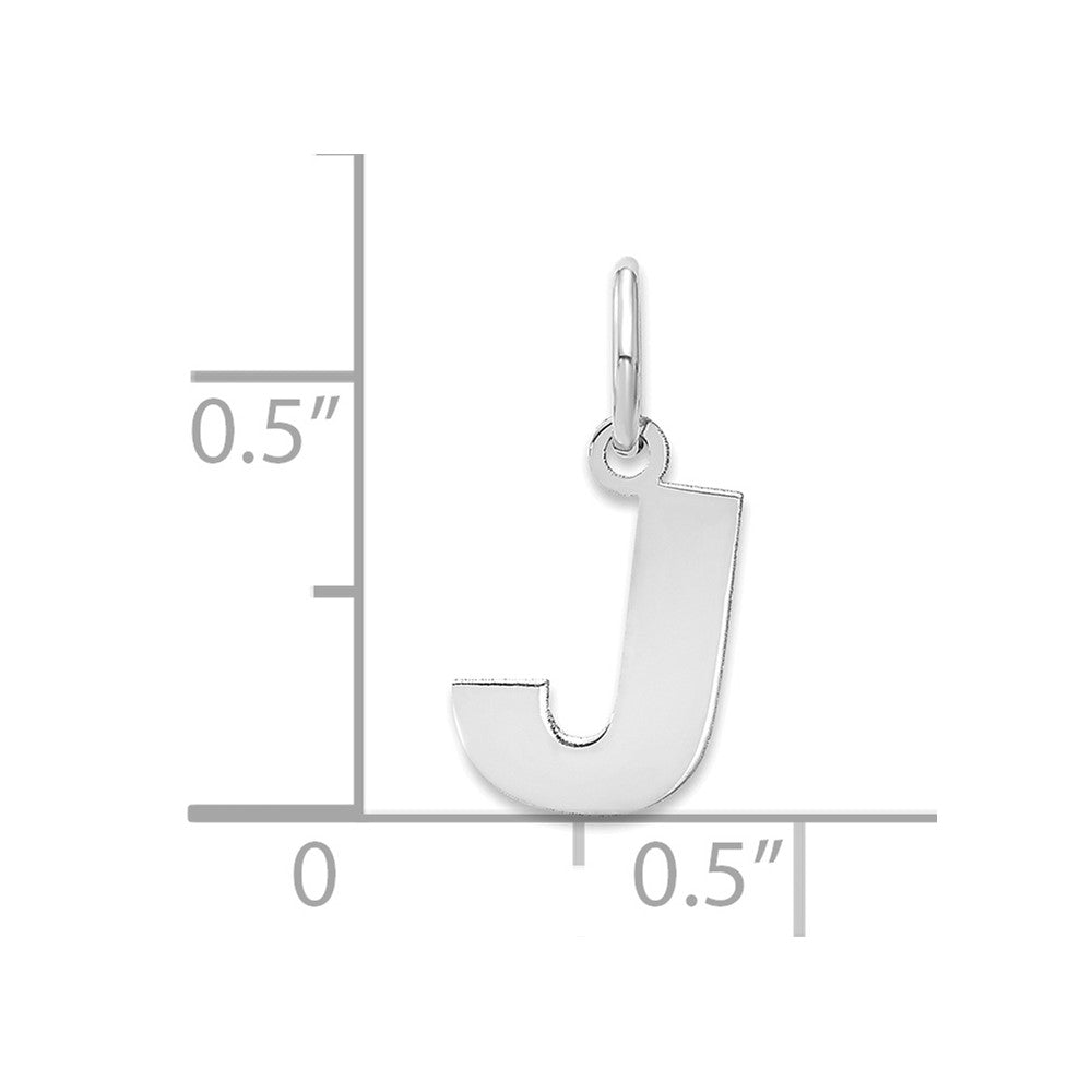 10kw Letter J Initial Pendant