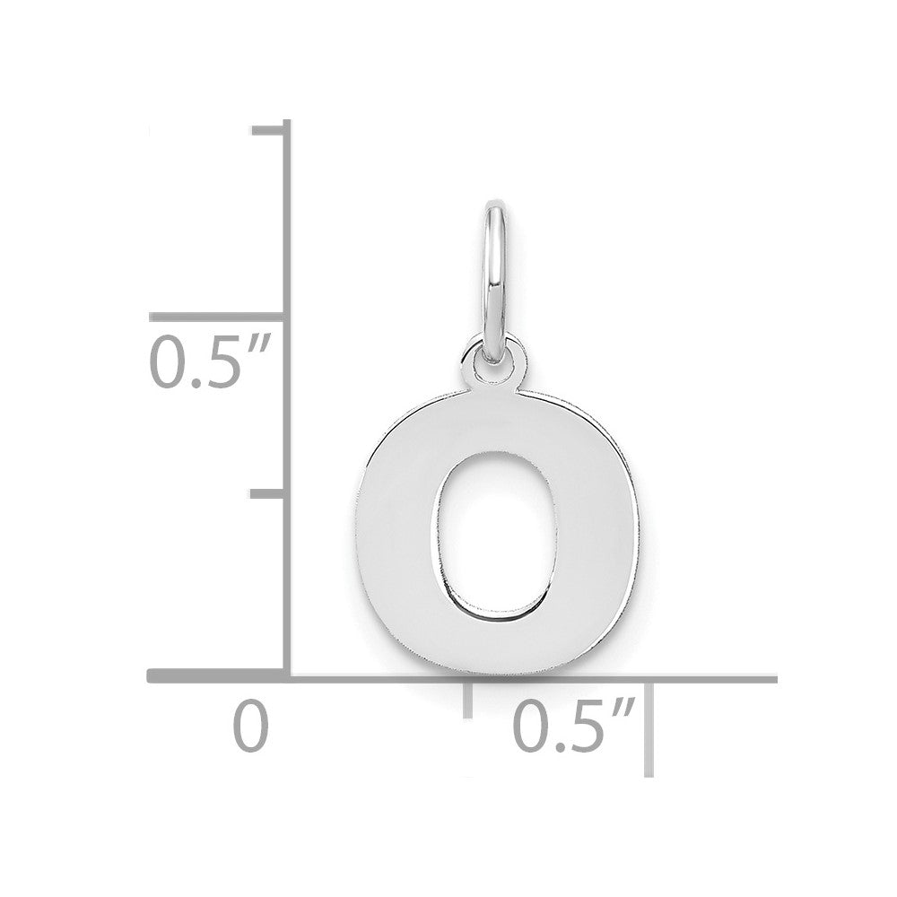 10kw Letter O Initial Pendant