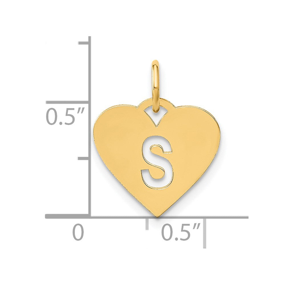 14ky Initial Letter S Initial Charm