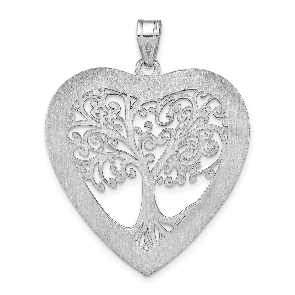 10KW Heart Family Tree Pendant