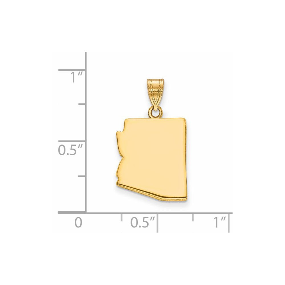 14KY Arizona State Pendant