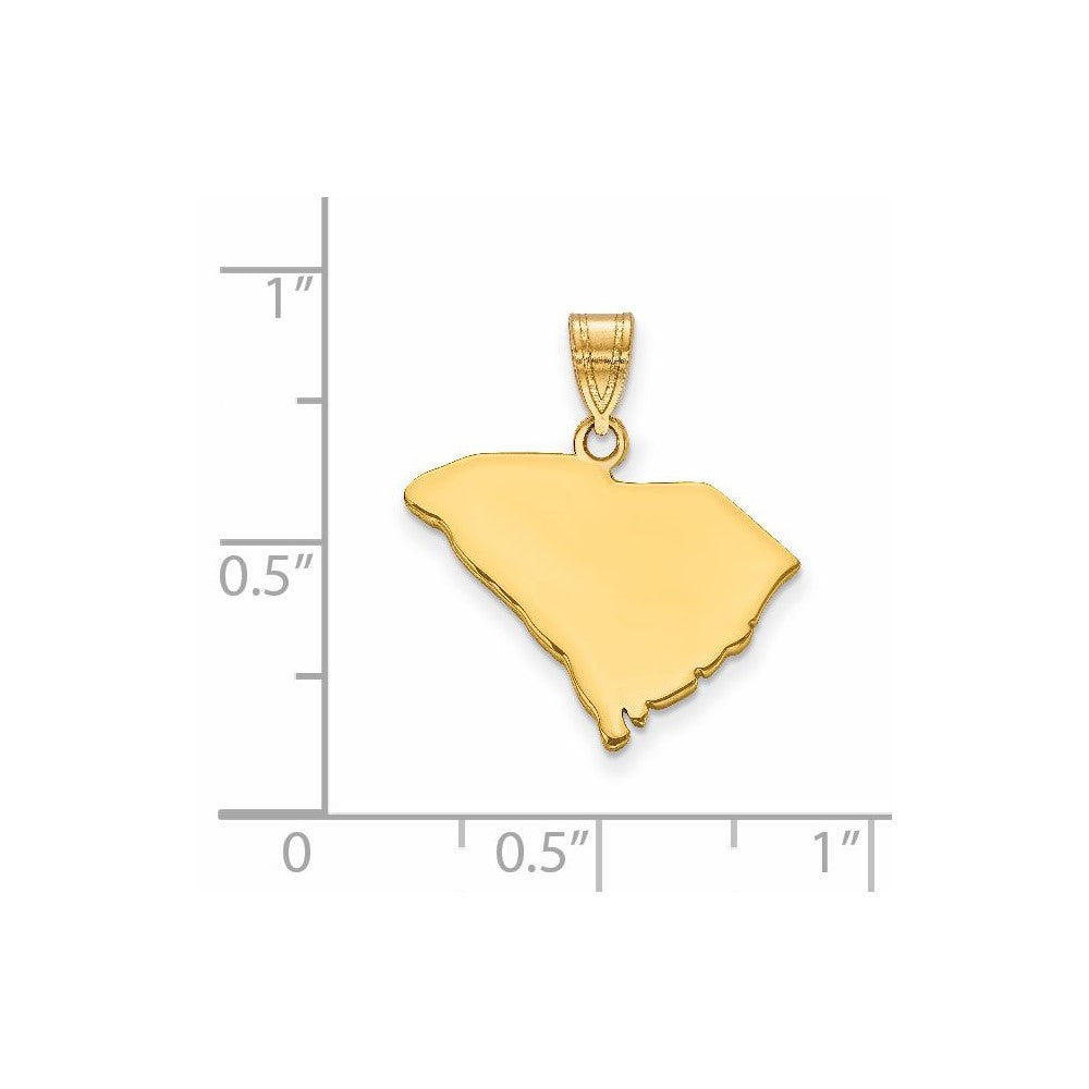14KY South Carolina State Pendant