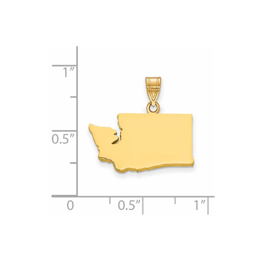 14KY Washington State Pendant