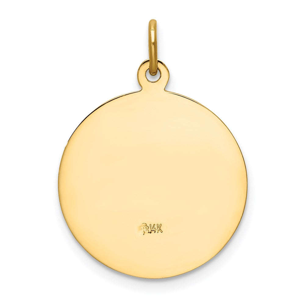 14k Our of San Juan Medal Pendant
