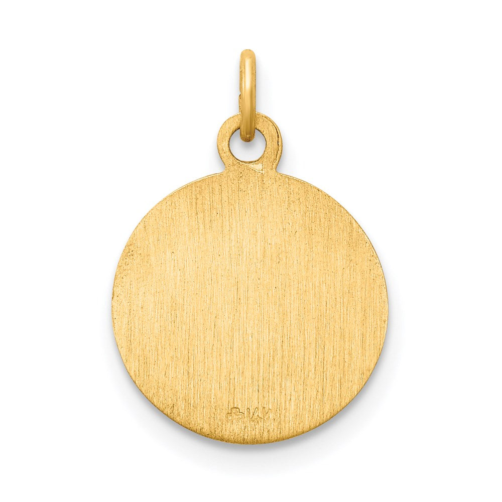 14k Saint Mark Medal Charm