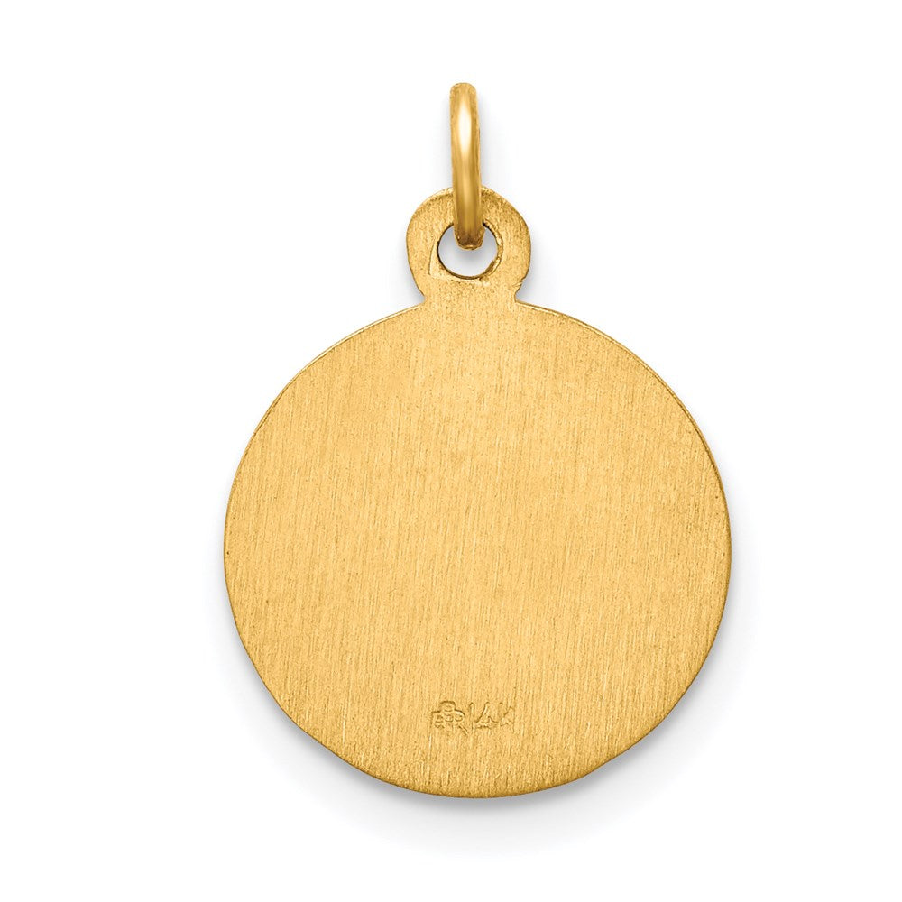 14k Our of Perpetual Help Medal Charm