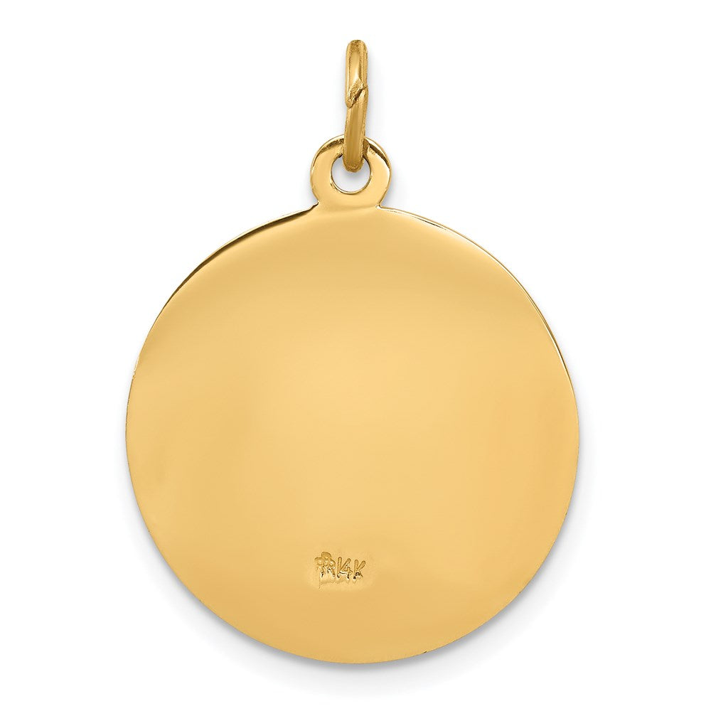 14k Our of Fatima Medal Pendant