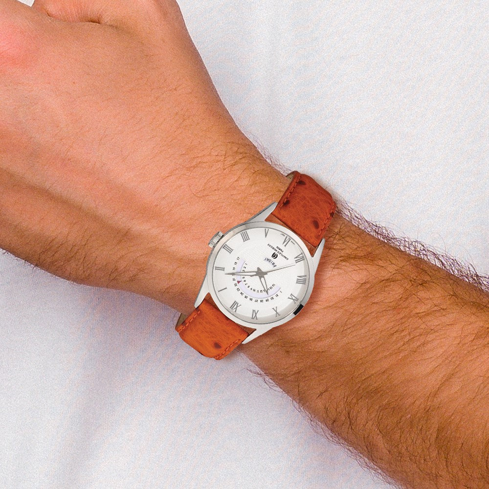 Charles-Hubert Stainless Steel White Dial with Day and Date Watch