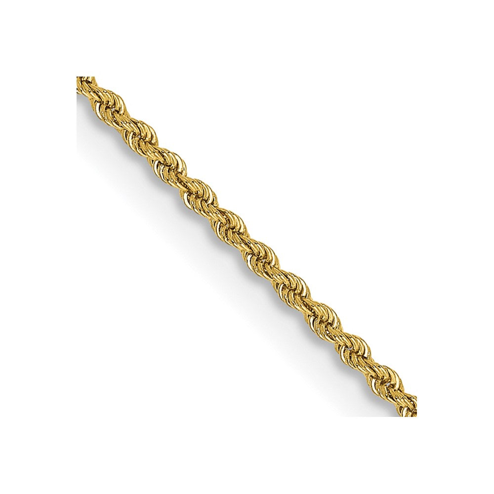 14K 22 inch 2mm Regular Rope with Lobster Clasp Chain