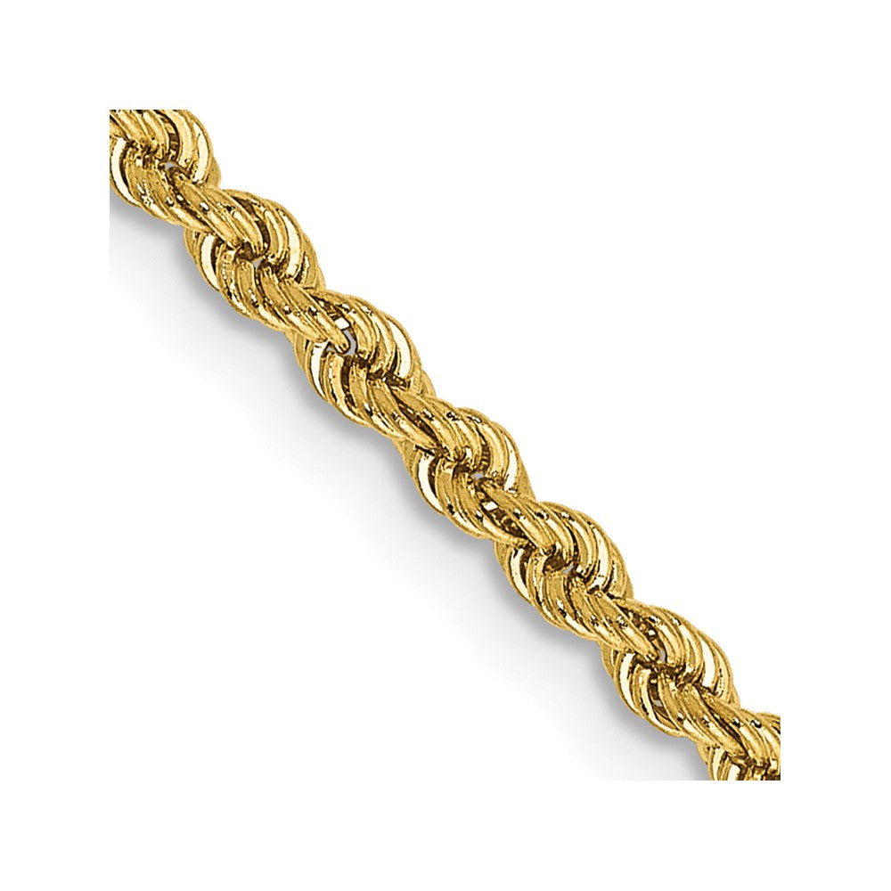 14K 26 inch 2.25mm Regular Rope with Lobster Clasp Chain