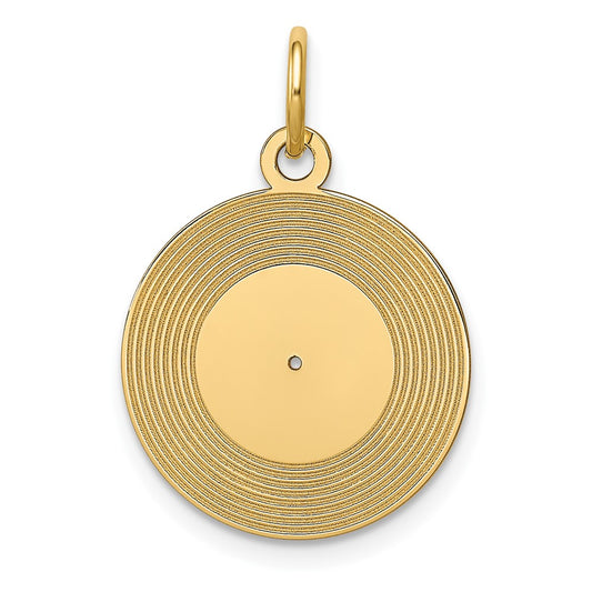 10k Record Album Charm
