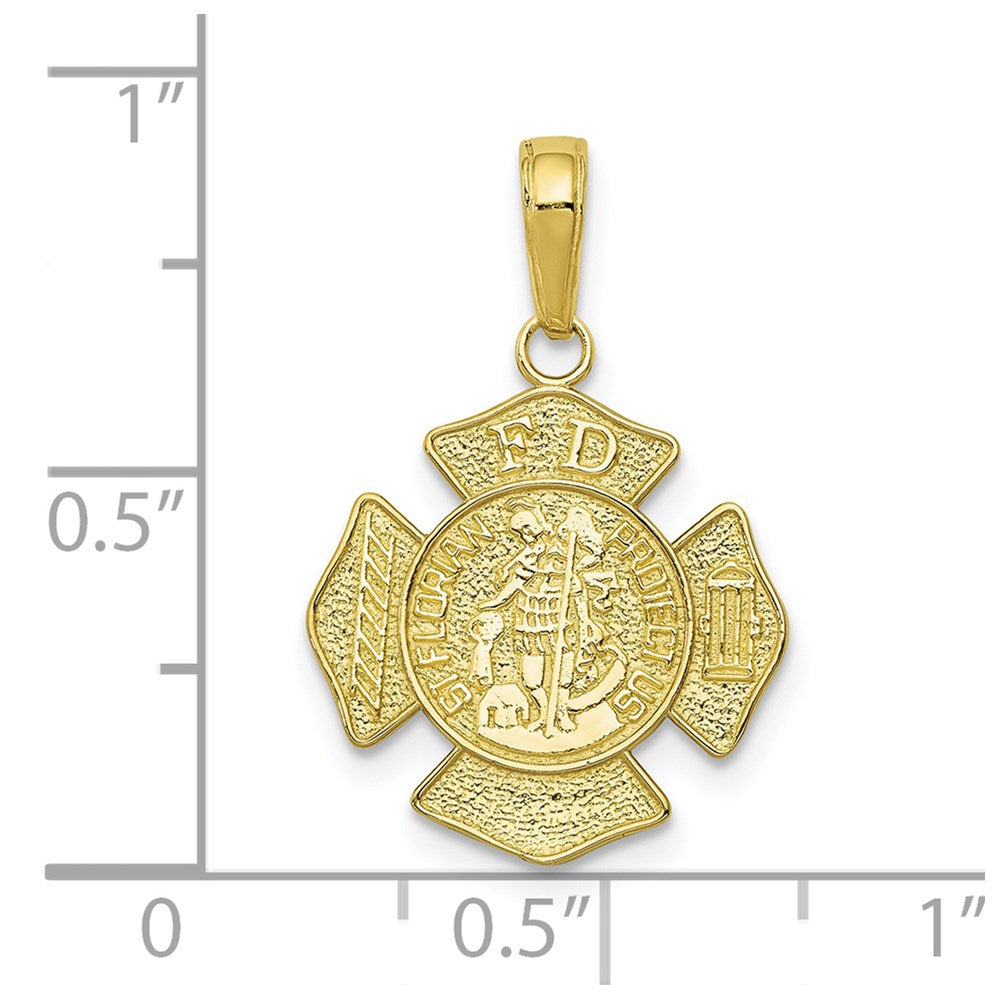 10k St. Florian Protect Us/Fire Dept. Pendant