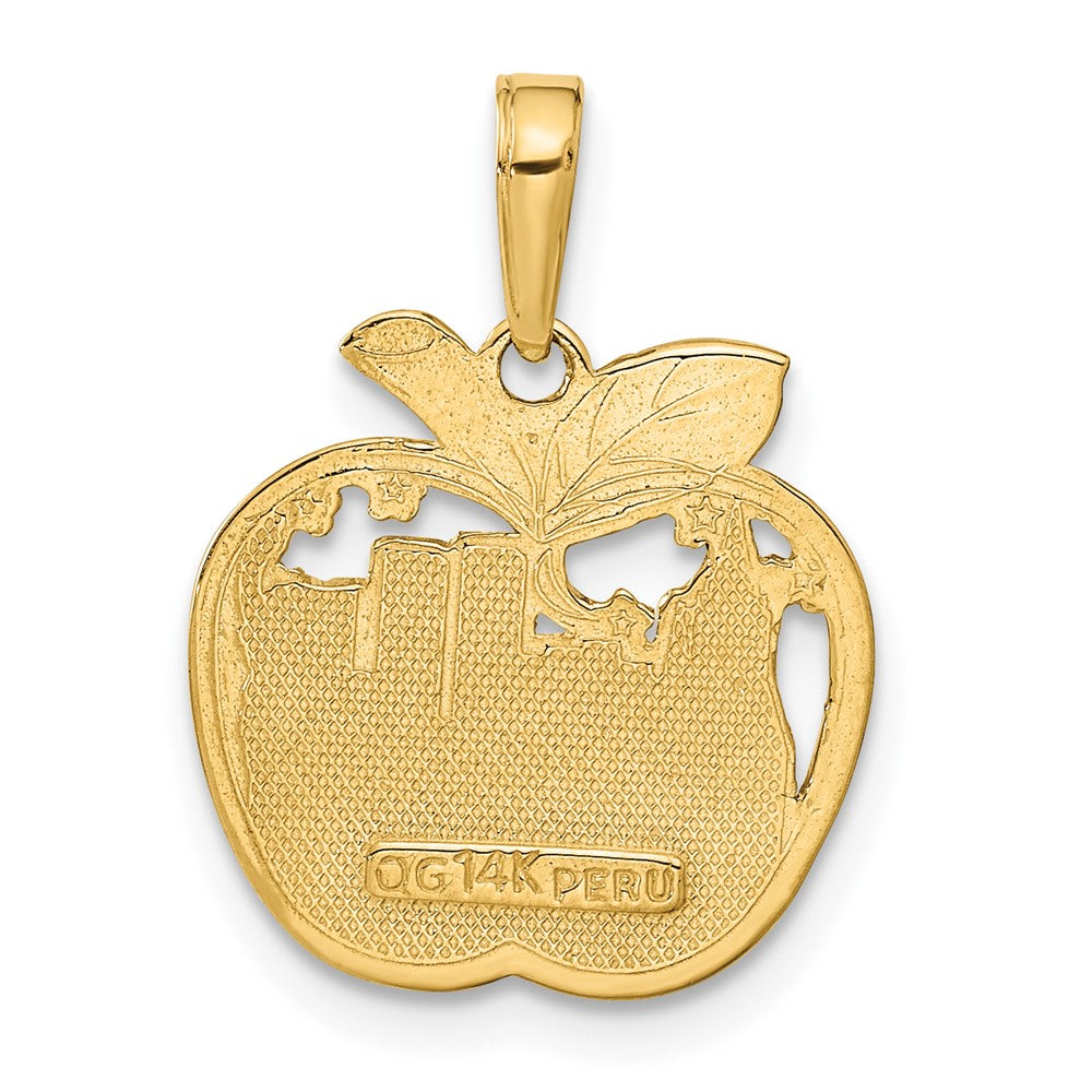 10k New York City Skyline in Apple Pendant