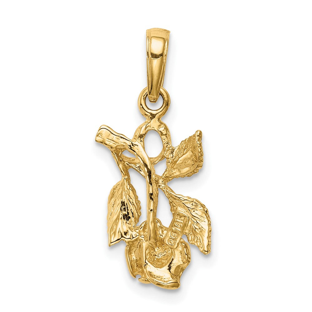 10k Rose Pendant