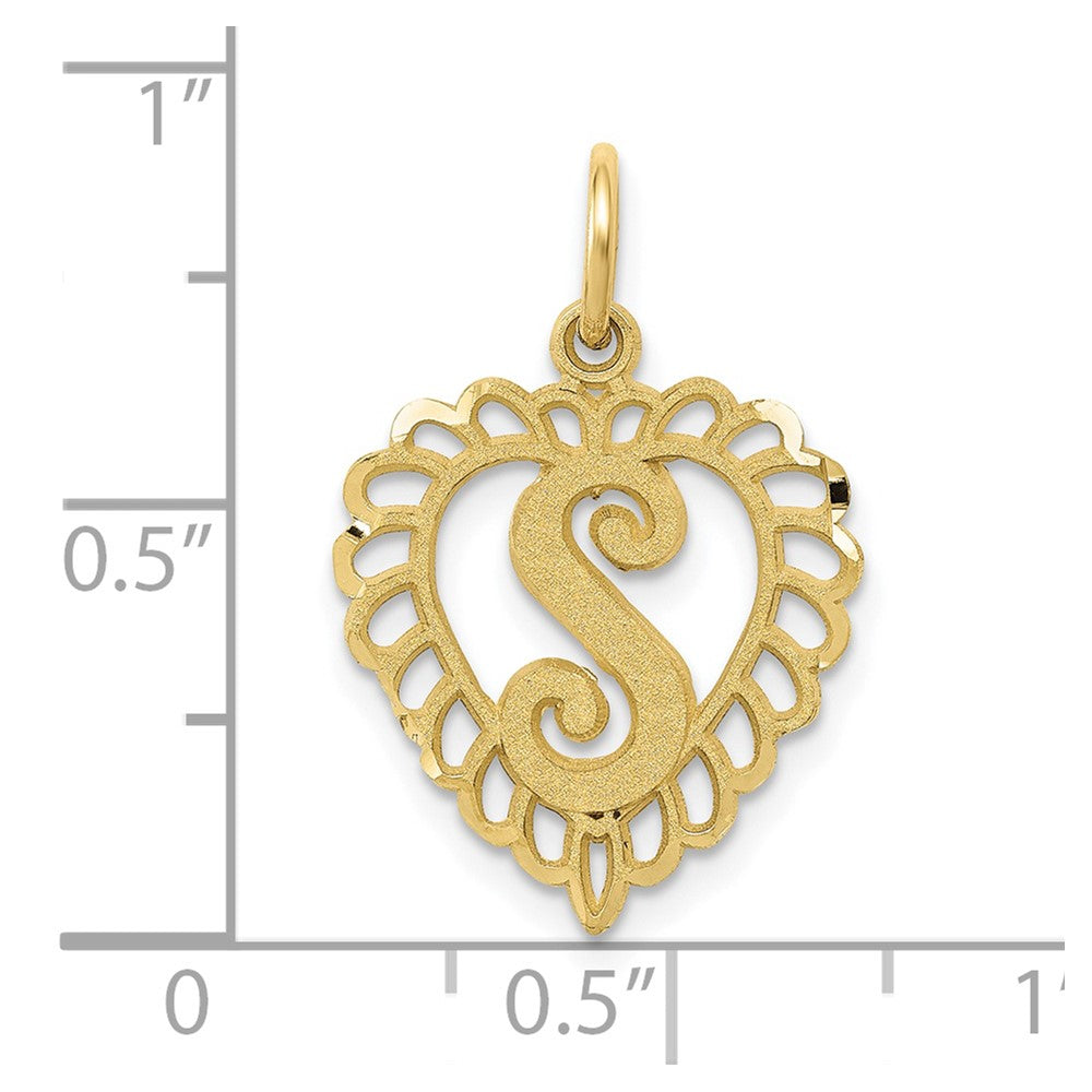 10k Initial S Charm
