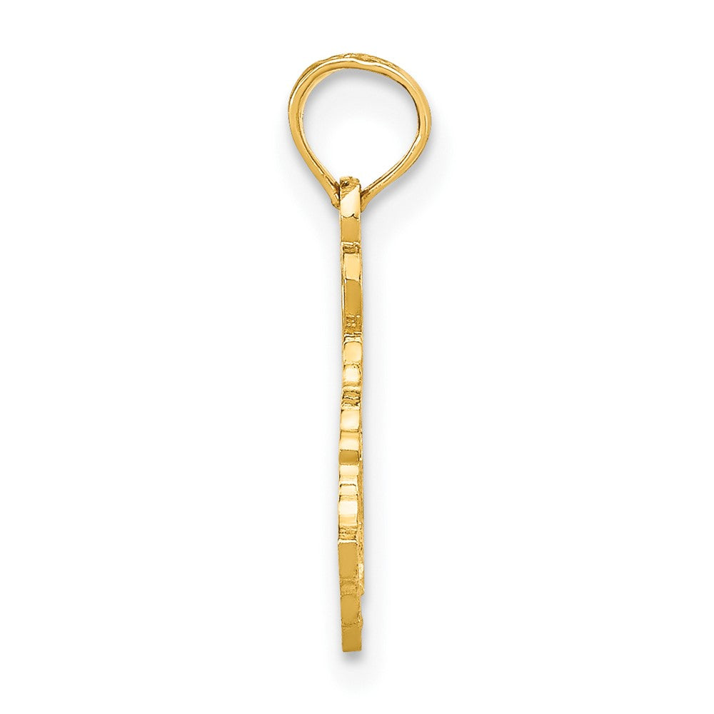 10K Solid Kentucky State Pendant
