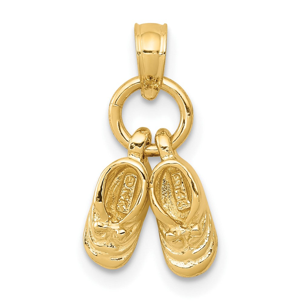 10k 3D Moveable Shoes Charm