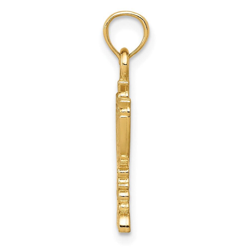 10K Menorah Pendant