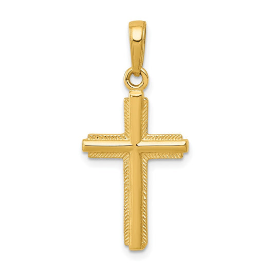 10k Cross Pendant