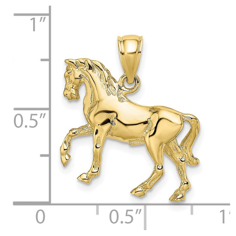 10K 3-D Horse Charm