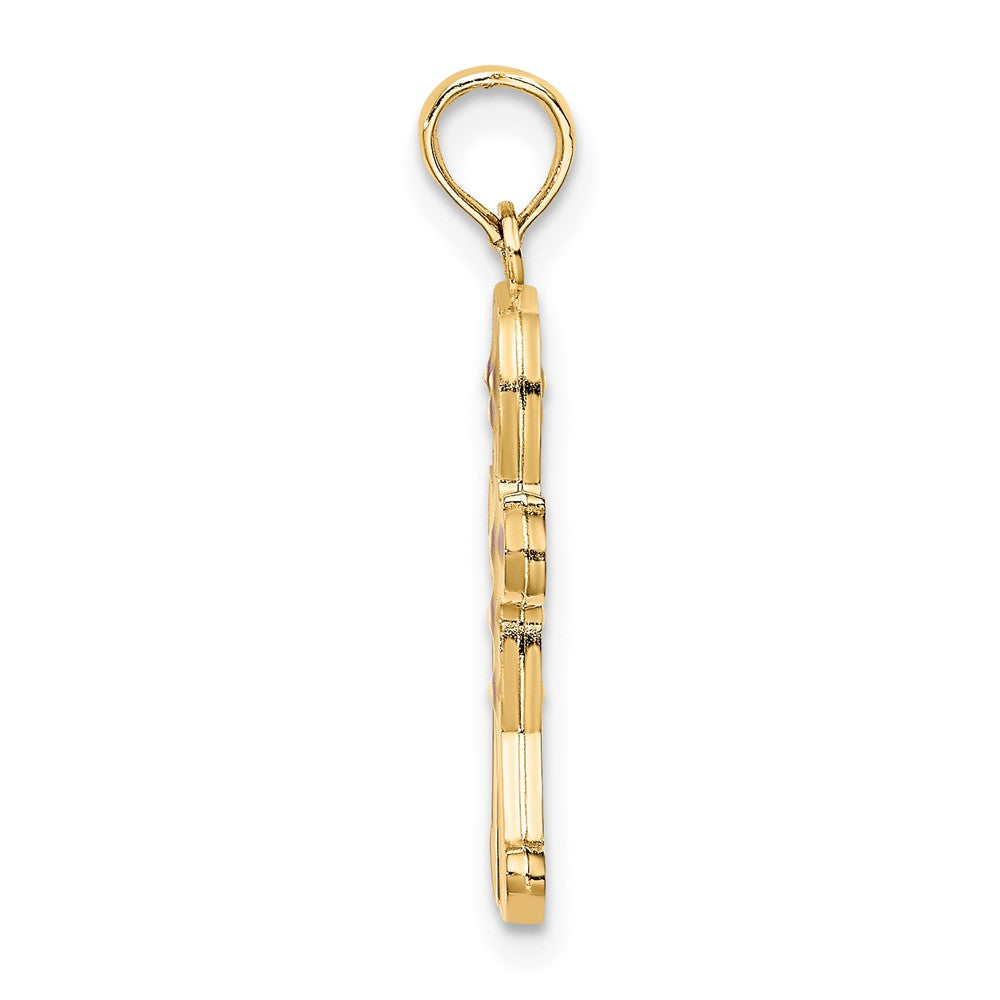 10K 3-D Enamel Gingerbread Charm