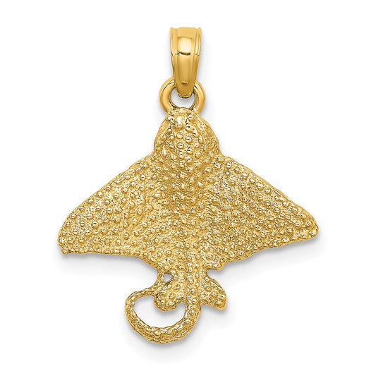 10K Textured Spotted Eagle Ray Charm