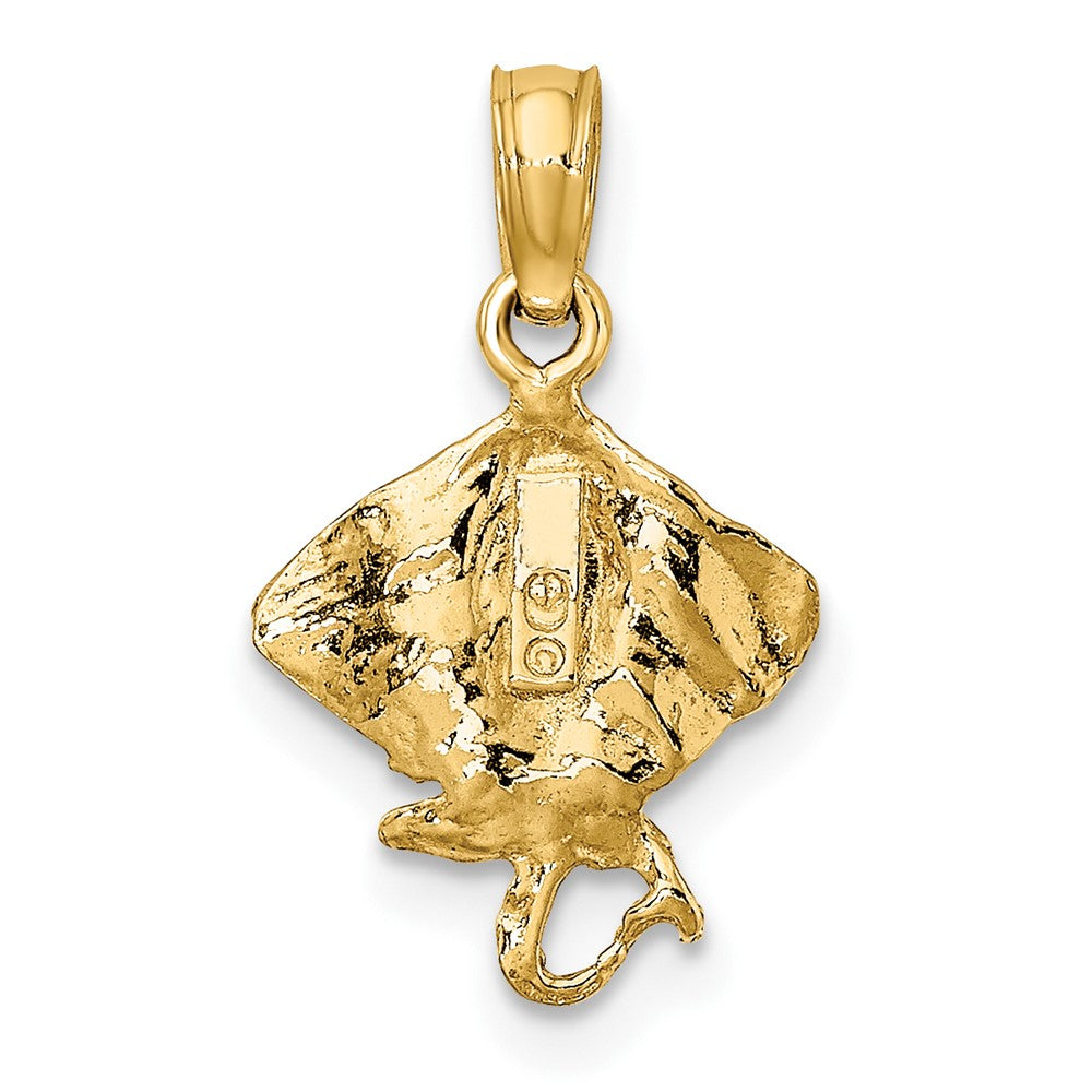 10K Stingray Charm