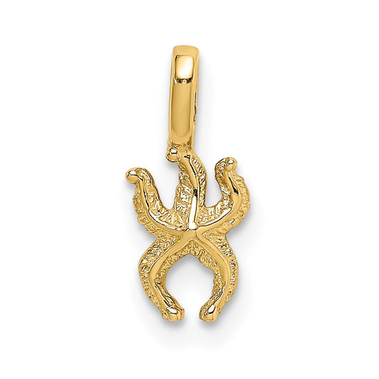 10K Mini Starfish W/Fixed Bail Charm