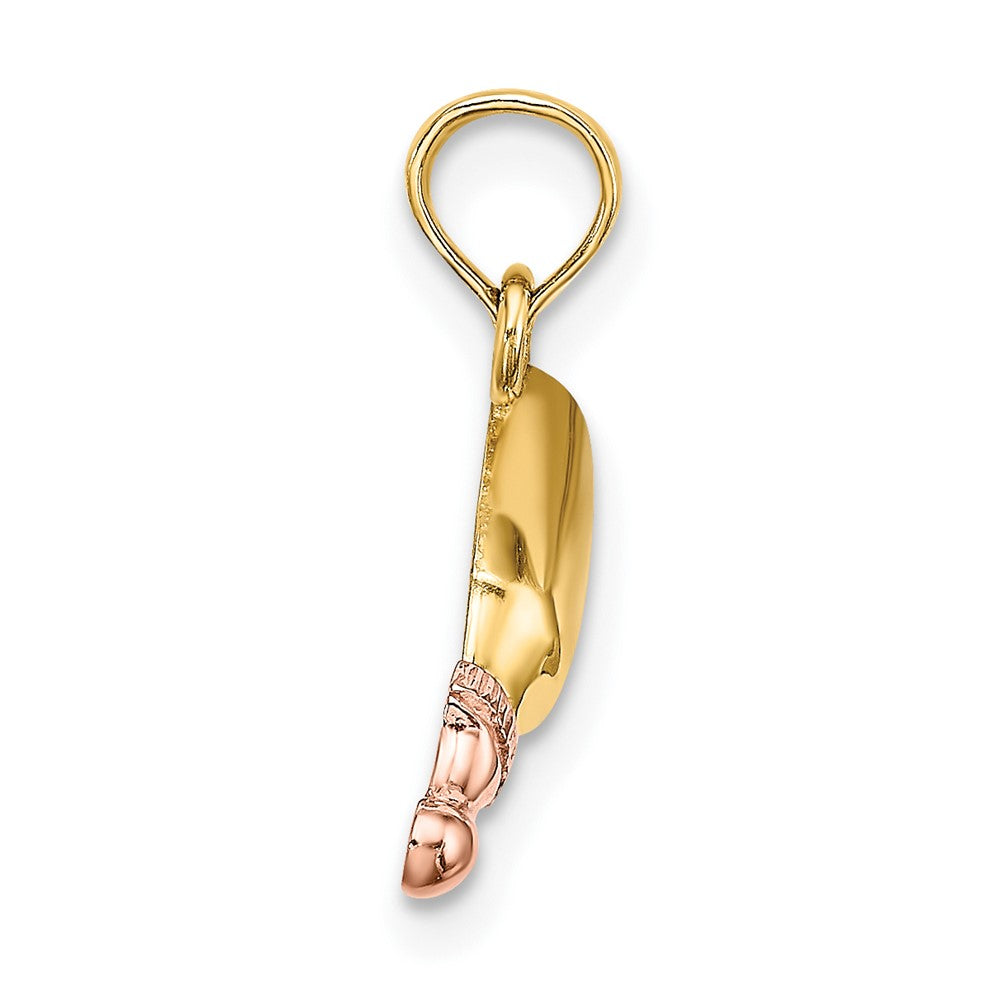 10k Two-Tone Bottle Charm